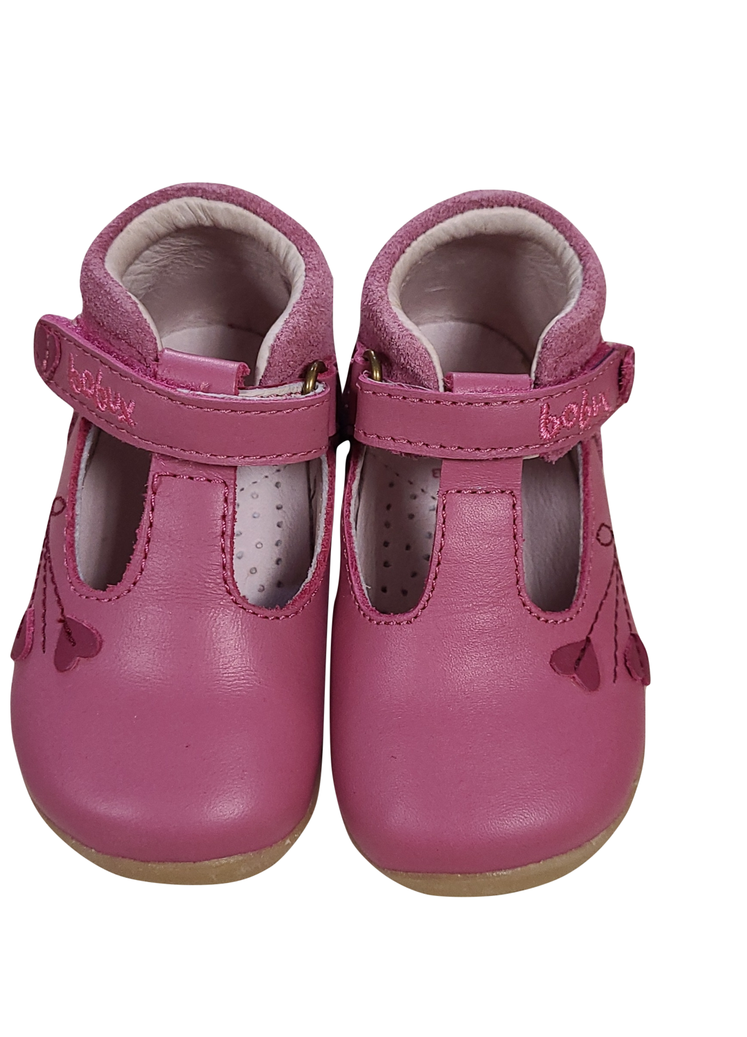 Schoenen Hartje Step Up Bobux Donkerroos