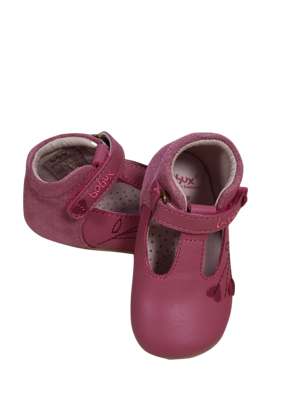 Schoenen Hartje Step Up Bobux Donkerroos
