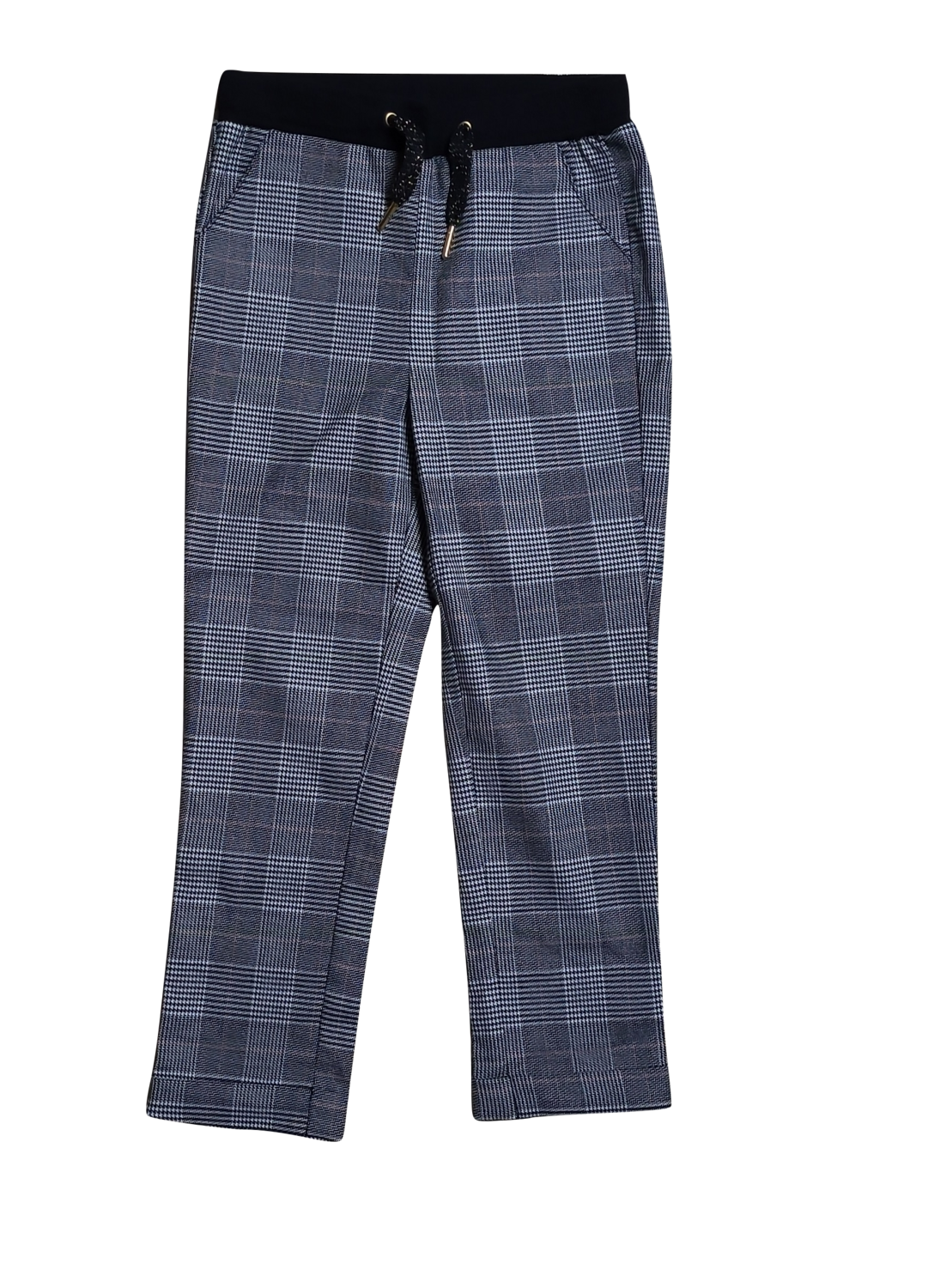 Legging Geruit Quapi Grijs