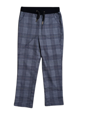 Legging Geruit Quapi Grijs