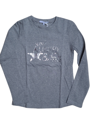 T-Shirt l-m &quot;Limited&quot; Gymp Grijs