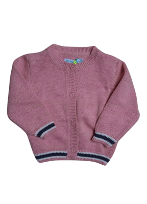 Gilet Tricot Glitter Blablabla Oud Roze