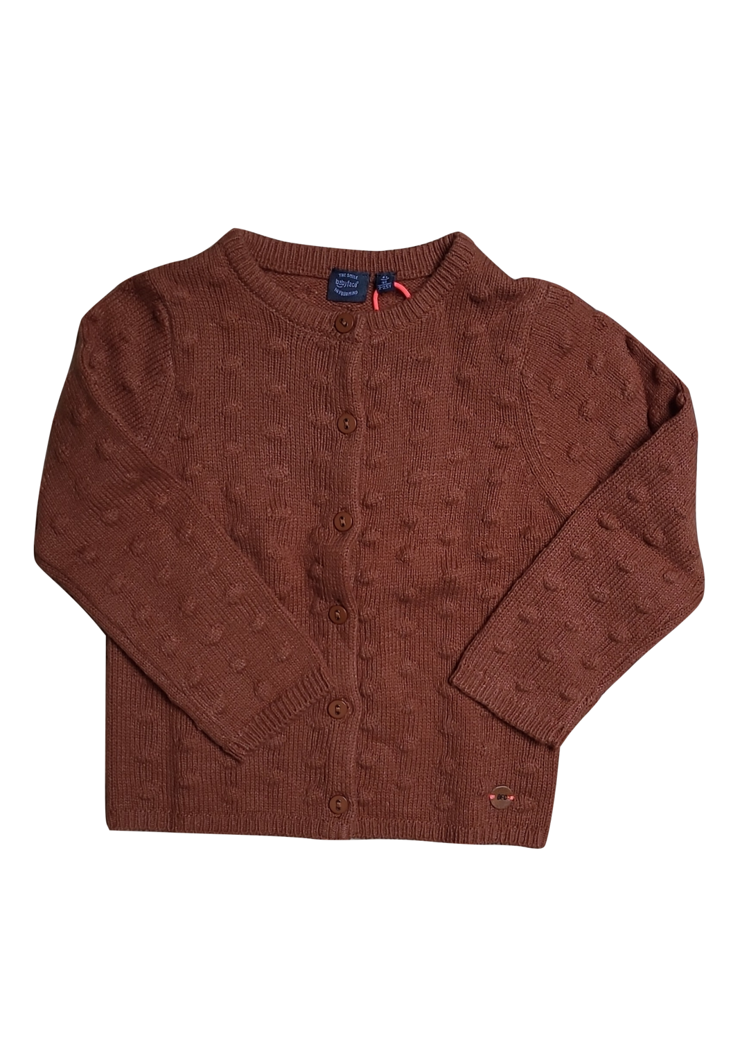 Gilet Tricot Baby Face Bruin