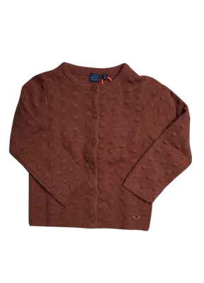 Gilet Tricot Baby Face Bruin