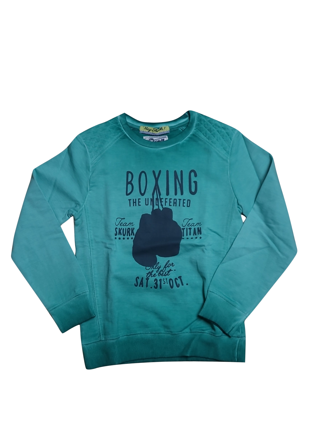 Sweater &quot;Boxing&quot; Skurk Groen