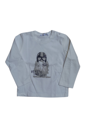 T-Shirt l-m &quot;Take Off&quot; Gymp Ecru