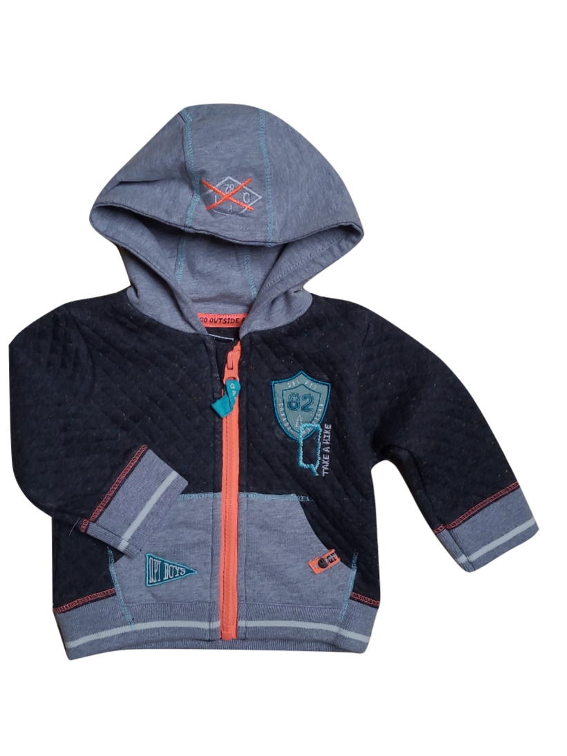 Gilet Met Kap Quapi Grijs