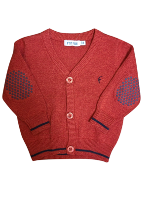 Gilet Tricot Filou &amp; Friends Bordeaux