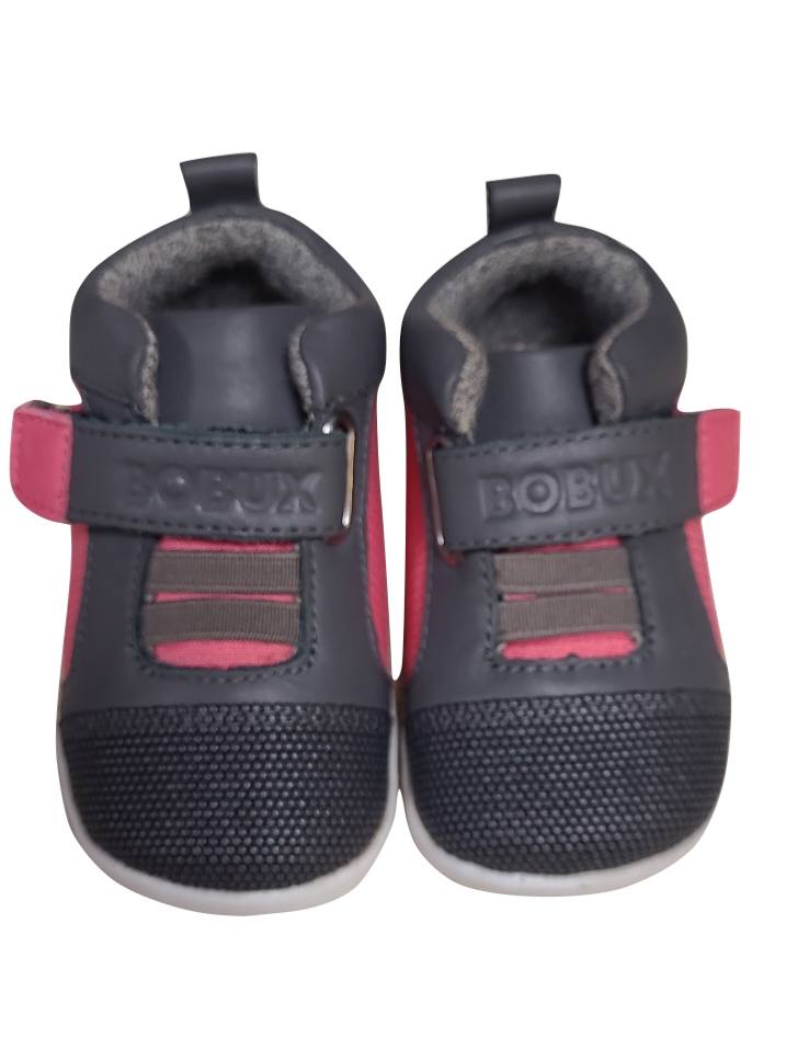 Play Step Up Bobux Grijs/Roos