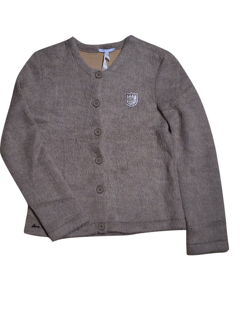 Fluffy Gilet Gymp Beige