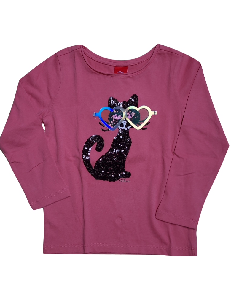 T-Shirt l-m &quot;Poes&quot; S-Oliver Roos