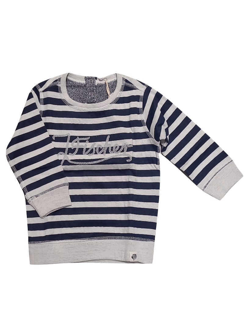 Sweater Gestreept Jake Fischer Navy