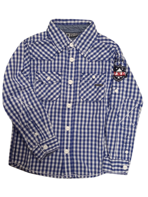 Hemd Geruit Tumble &#39;N Dry Blauw