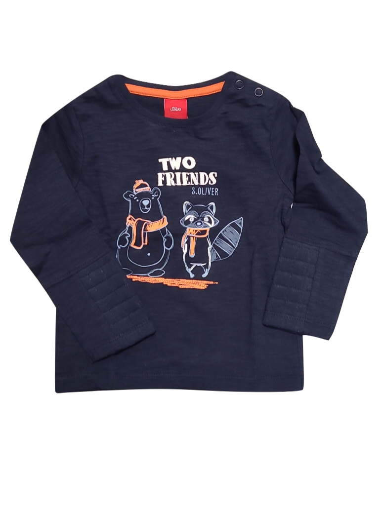 T-Shirt L/M &quot;Two Friends&quot; S-Oliver Marine