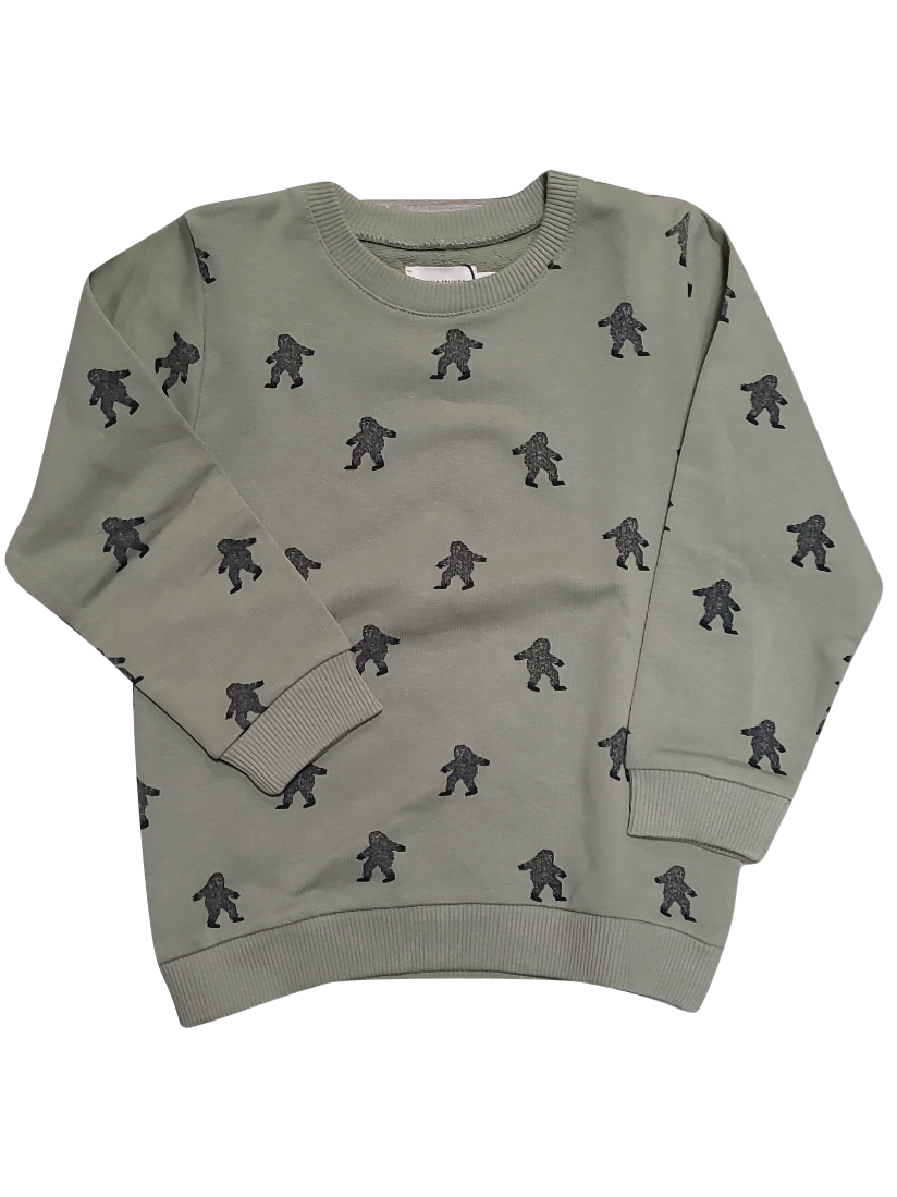 Sweater &quot;Bigfoot&quot; Filou &amp; Friends Kaki