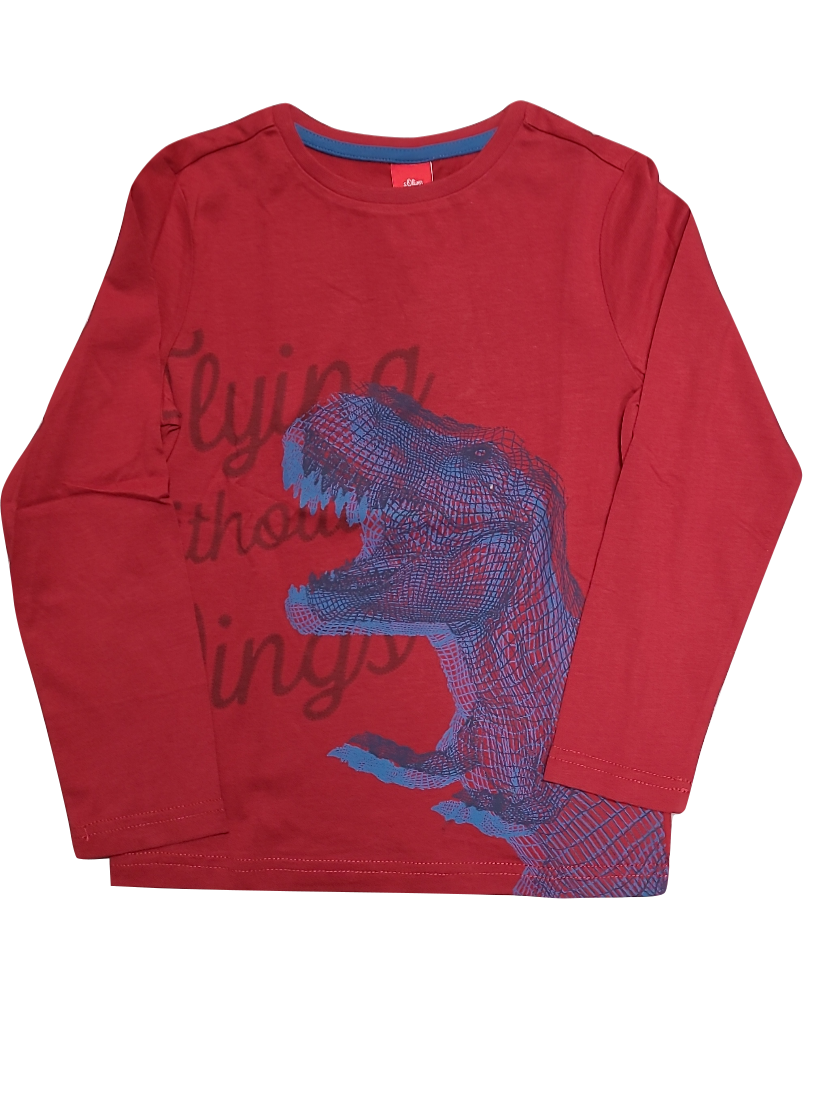 T-Shirt L/M &quot;Dino&quot; S-Oliver Bordeaux