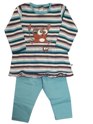 Meisjes Baby Pyjama L/M &quot;Spookdiertje&quot; Woody Streep