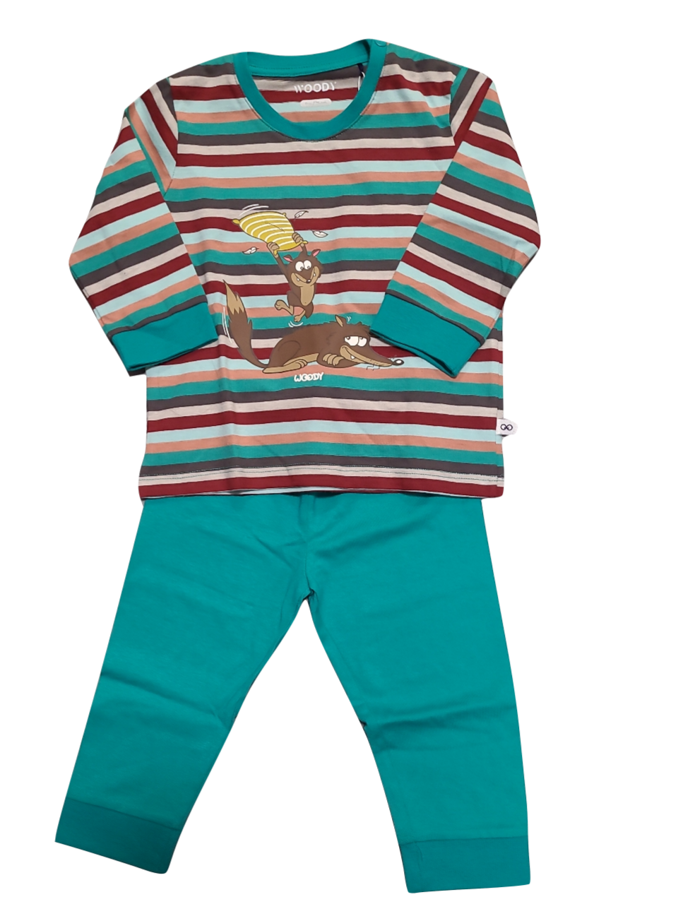 Jongens Baby Pyjama L/M &quot;Wolf&quot; Woody Streep