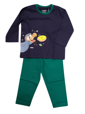 Jongens Baby Pyjama L/M &quot;Dodo&quot; Woody Marine