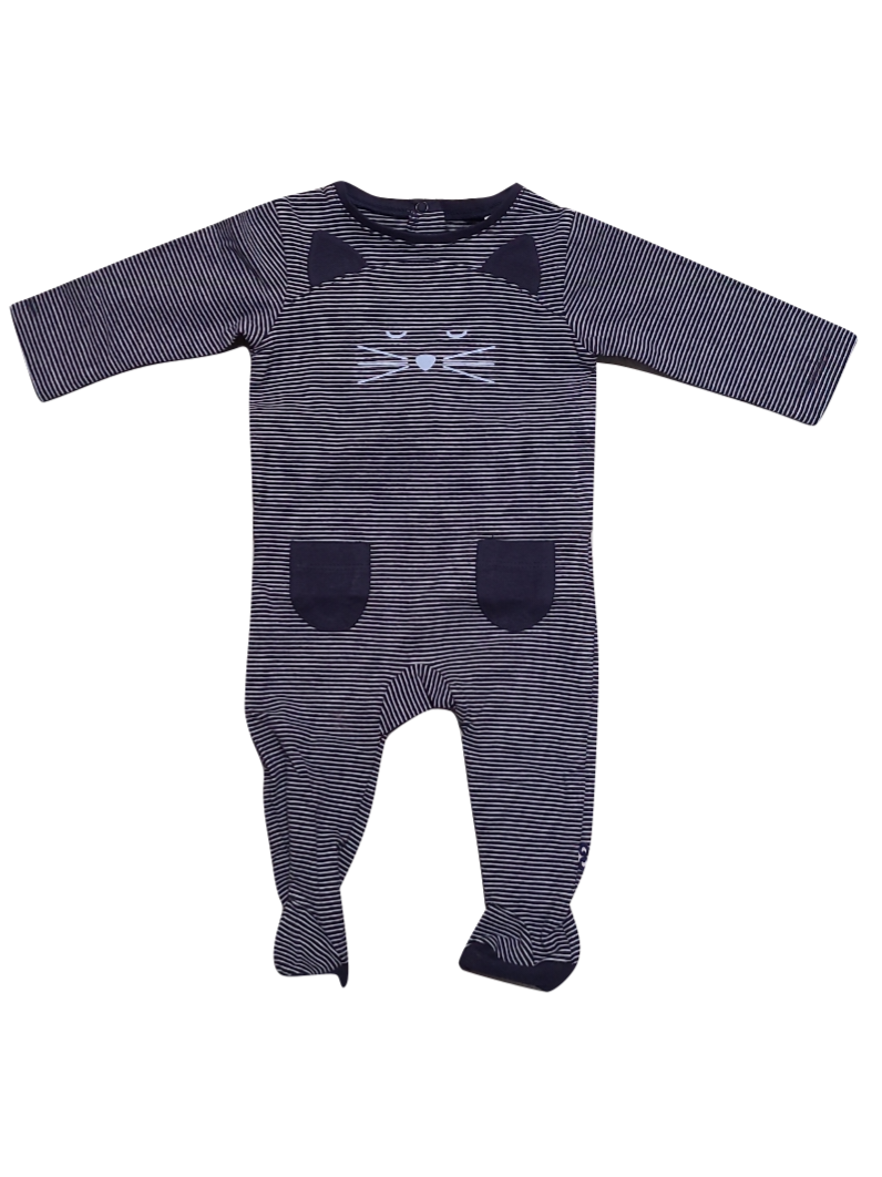 Baby Pyjama L/M &quot;Poes&quot; Woody Marine