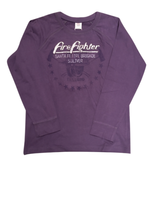 T-shirt L/M "Fire Fighter" S-Oliver Paars