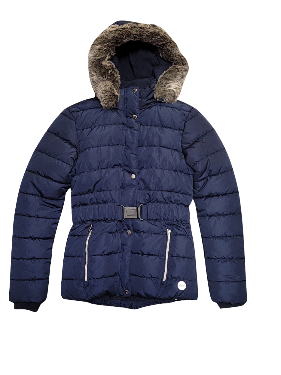 Jas Met Afneembare Kap/Pels S-Oliver Marine
