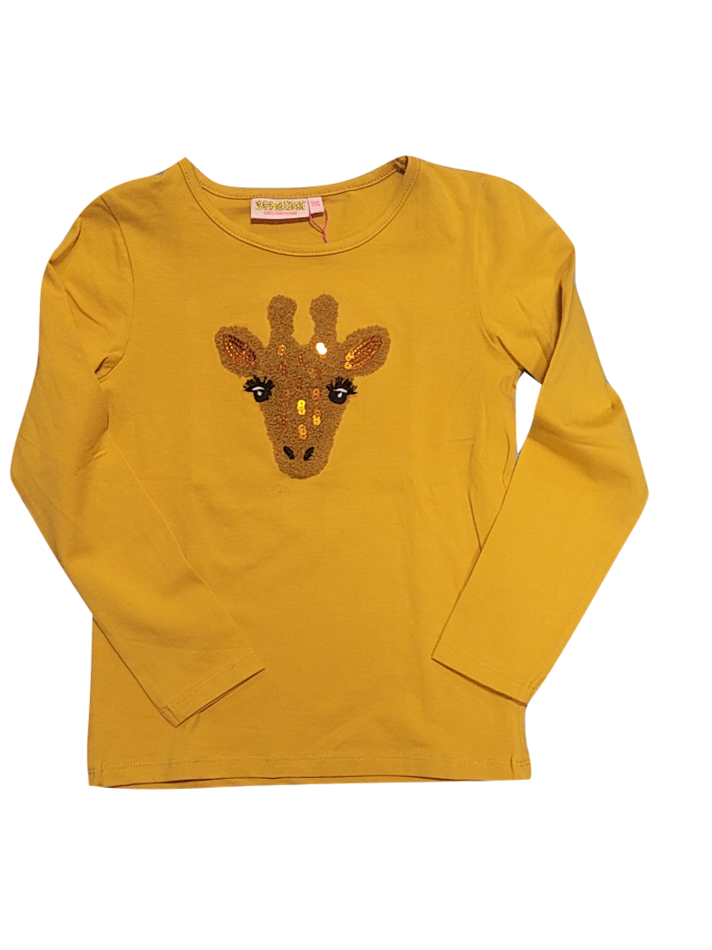 T-shirt L/M &quot;Giraf&quot; Someone Oker