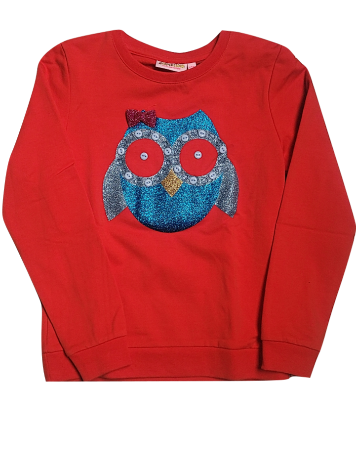 Sweater &quot;Uil&quot; Someone Orange