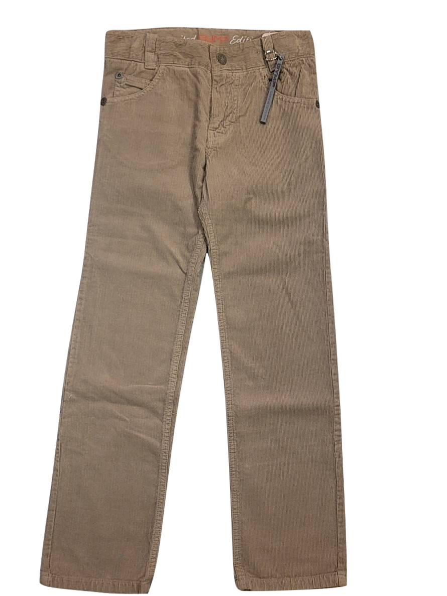 Broek Ribfluweel Gymp Beige