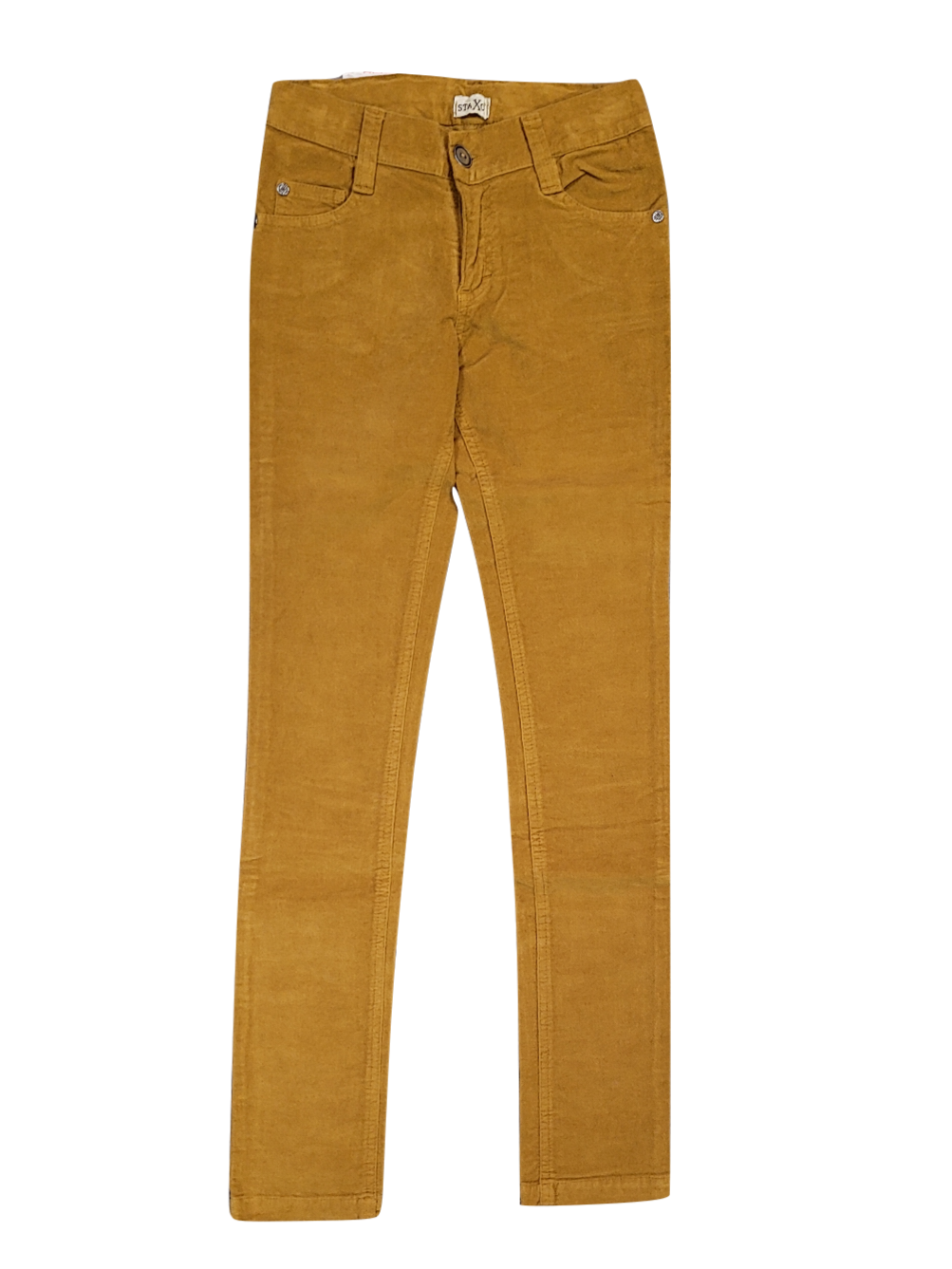 Broek Velours Staxo Mosterd