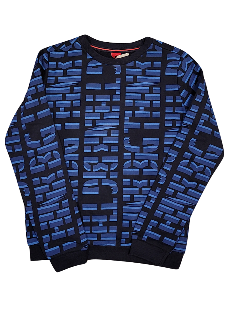 Sweater S-Oliver Blauw Bedrukt