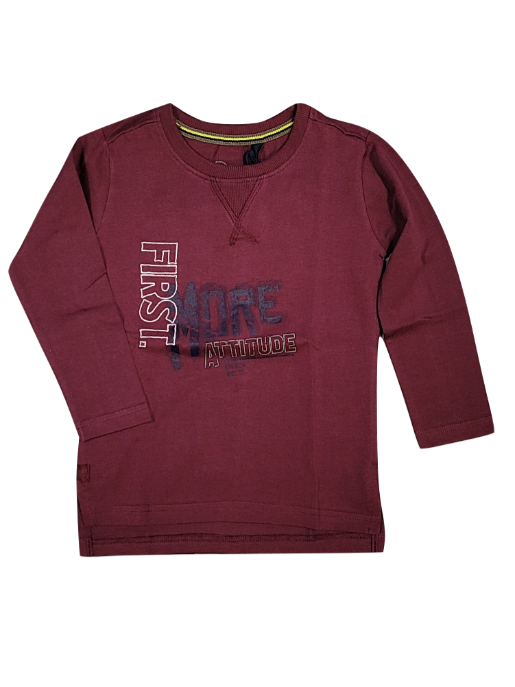 T-shirt L/M &quot;First&quot; Quapi Aubergine