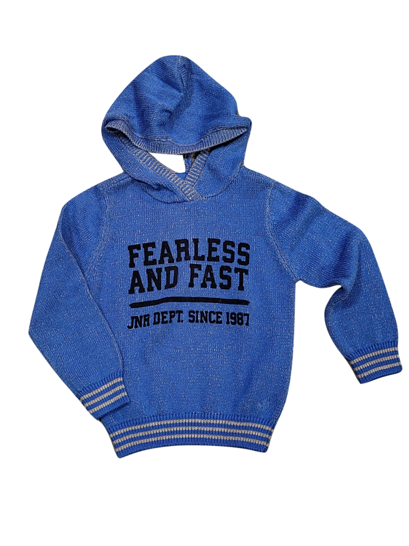 Pull/Kap Tricot &quot;Fearless&quot; S-Oliver Blauw