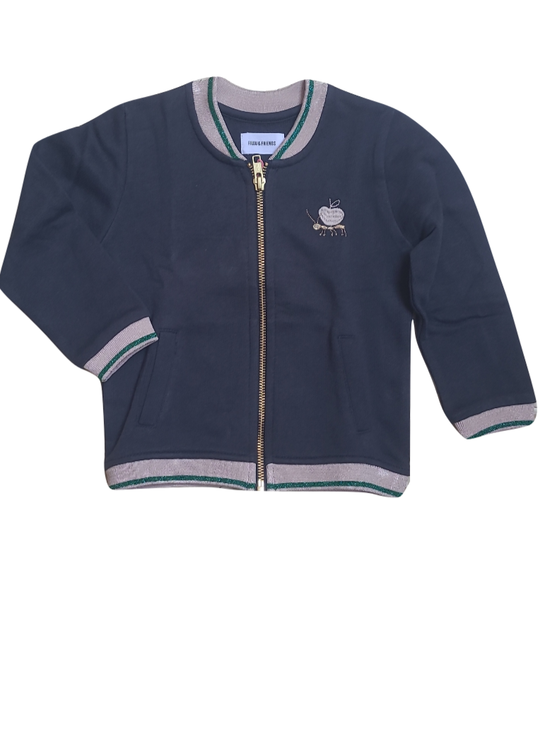 Gilet Molton Filou &amp; Friends Marine