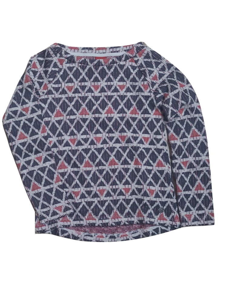 Sweatshirt Geruit S-Oliver Grijs