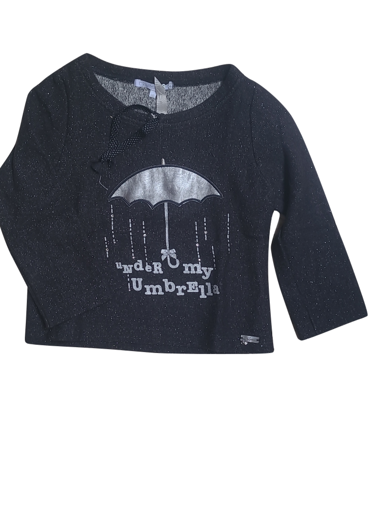Trui &quot;Under My Umbrella&quot; Gymp Antraciet