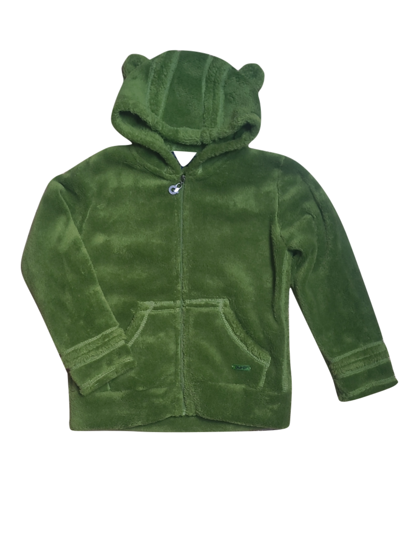 Gilet Met Kap Gymp Groen