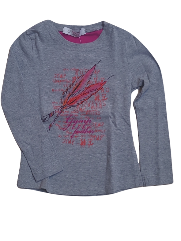 T-Shirt L/M &quot;Veer&quot; Gymp Grijs