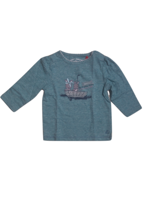 T-Shirt L/M &quot;Love You&quot; S-Oliver Groen