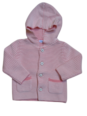 Gilet Tricot Met Kap P&#39;tit Filou Roos