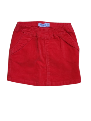 Rok Velours P&#39;tit Filou Rood