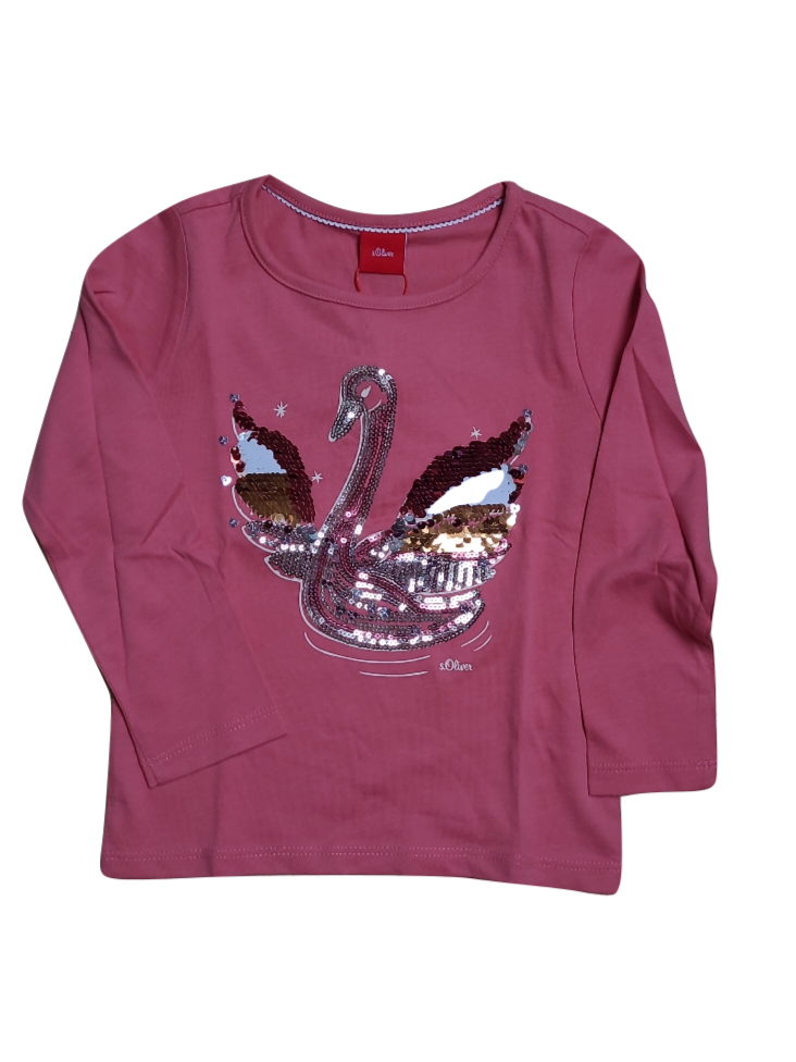 T-Shirt L/M &quot;Zwaan&quot; S-Oliver Roos