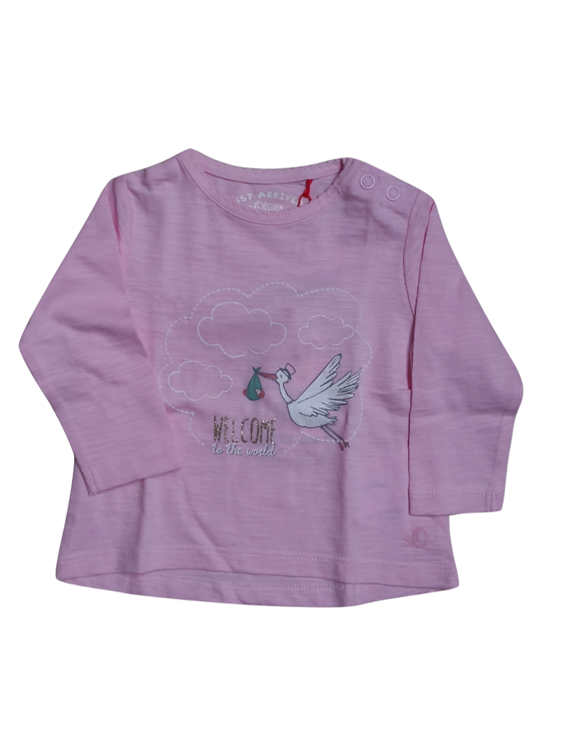 T-Shirt L/M &quot;Welcome To The World&quot; S-Oliver Roos