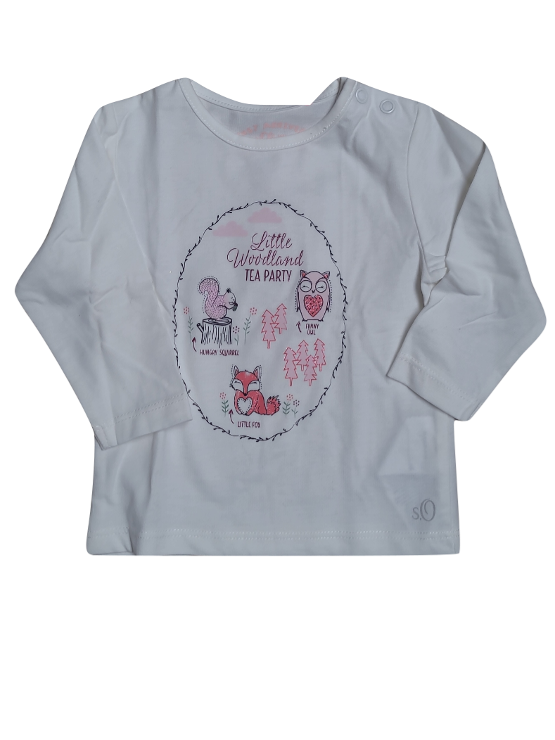 T-Shirt L/M &quot;Little Woodland&quot; S-Oliver Ecru