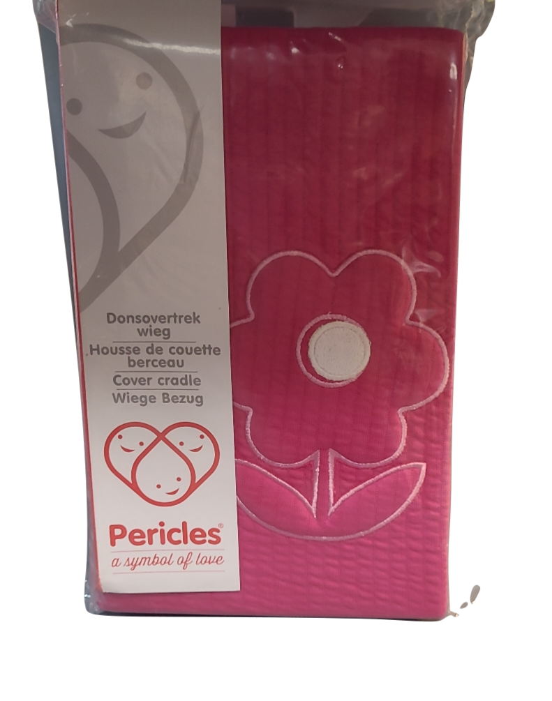 Dekbedovertrek &quot;Flower&quot; Park/Wieg 80x80 Pericles Roze