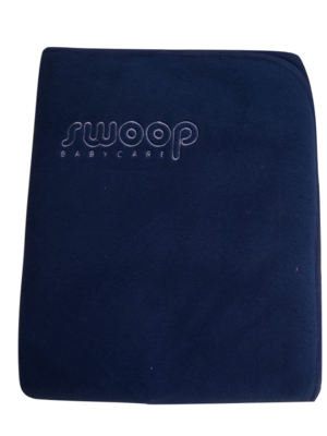 Deken &quot;Swoop&quot; Fleece Bed 100x150cm Babimex Donkerblauw