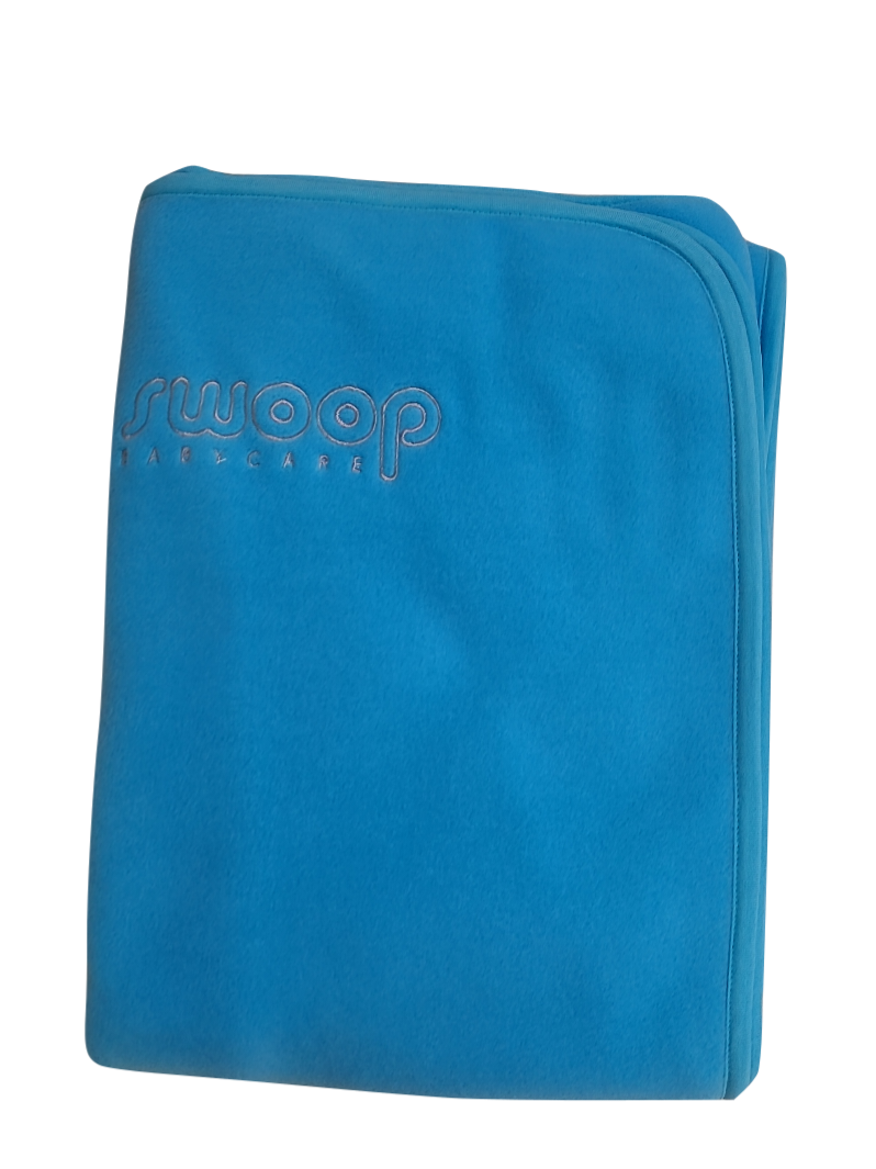 Deken &quot;Swoop&quot; Fleece Bed 100x150cm Babimex Blauw