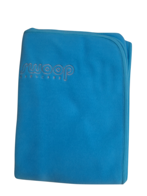 Deken &quot;Swoop&quot; Fleece Bed 100x150cm Babimex Blauw