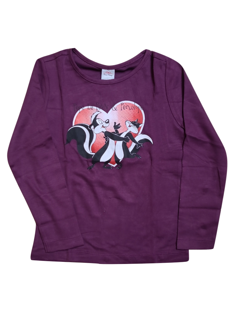 T-Shirt L/M &quot;Pope Le Pow &quot; S-Oliver Mauve
