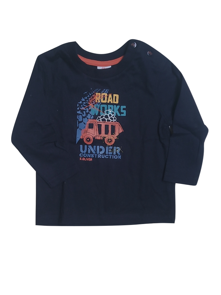 T-Shirt L/M &quot;Road Works&quot; S-Oliver Marine